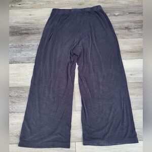 Lindex super high waist wide legged  gray stretch pants size med